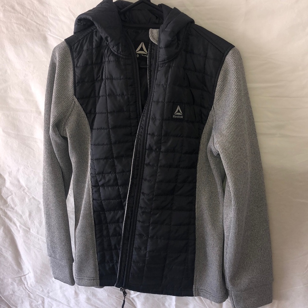Reebok zip up jacket with hood